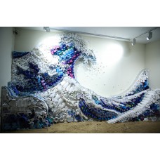 Wave- Trash Art Installation