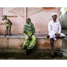 Man,Woman & Goat